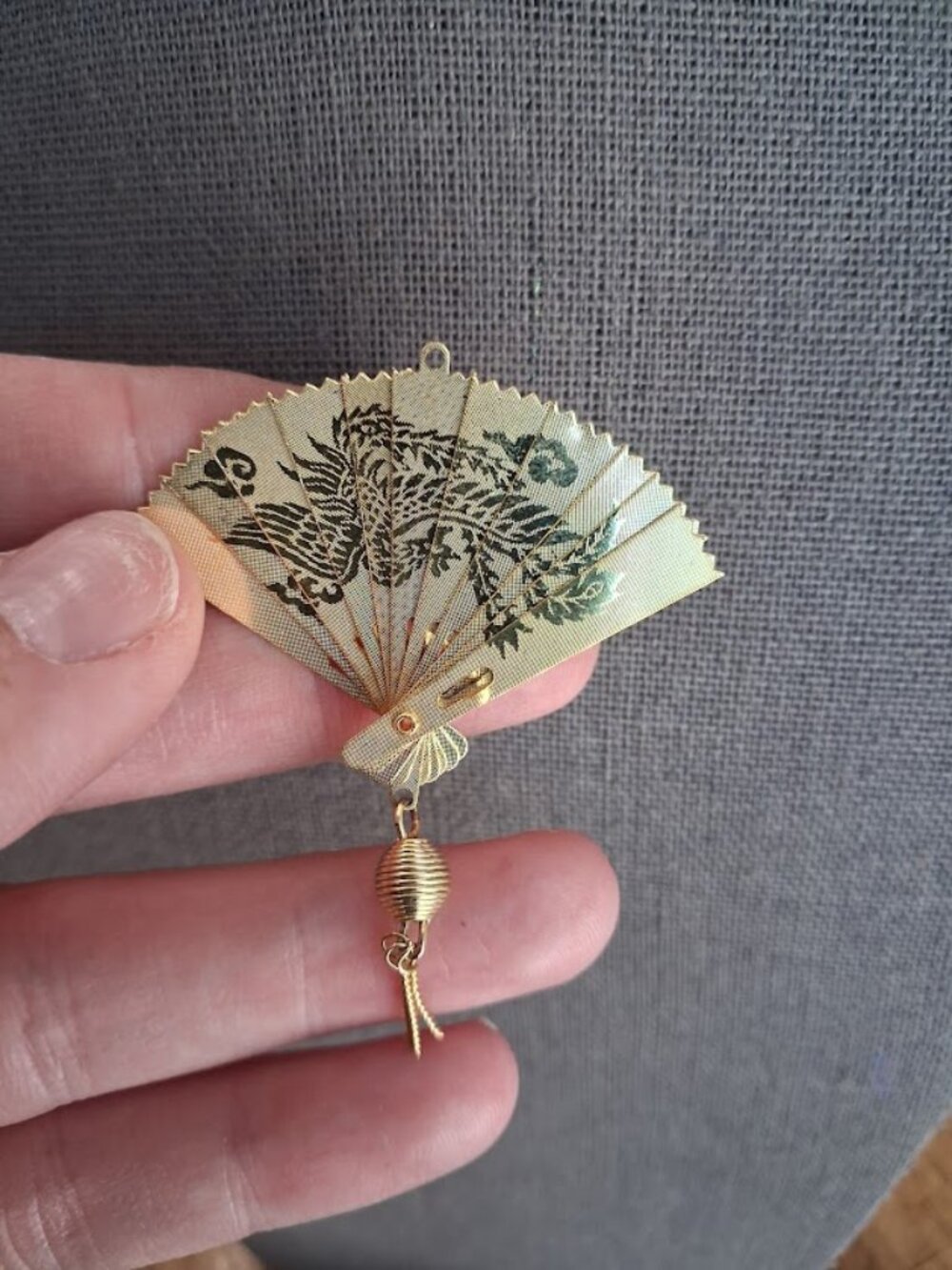 Vintage Fan pendant